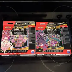 Pokemon Mega Gengar EX + Mega Diancie EX Battle Deck Set of 2 Brand New Sealed - Image 2