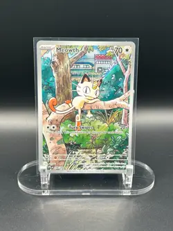 2025 POKEMON PHANTASMAL FLAMES MEOWTH 106/094 IR NM **FRESH PULL** - Image 1