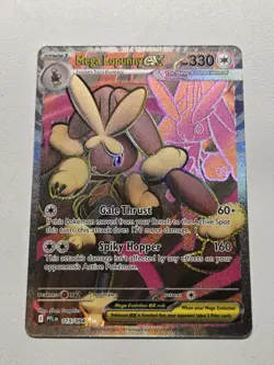 Mega Lopunny EX 115/094 Phantasmal Flames Full Art Ultra Rare Pokemon Holo TCG - Image 1