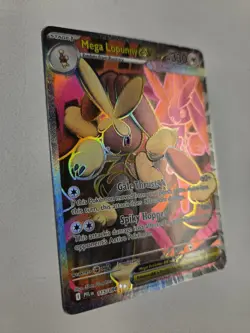 Mega Lopunny EX 115/094 Phantasmal Flames Full Art Ultra Rare Pokemon Holo TCG - Image 2