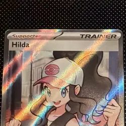 Pokemon Hilda 164/086 Holo Ultra Rare Trainer Pokemon TCG Sv: White Flare - Image 5