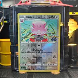 Blissey Pokemon Go Reverse Holo Pokemon TCG 052/078 Rare - Image 1