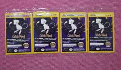 1999 POKEMON FIRST MOVIE BLACK STAR PROMO - WOTC - SET OF ALL 4 SEALED PROMOS - Image 1