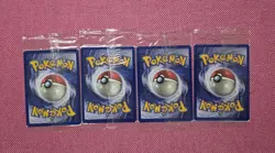 1999 POKEMON FIRST MOVIE BLACK STAR PROMO - WOTC - SET OF ALL 4 SEALED PROMOS - Image 2