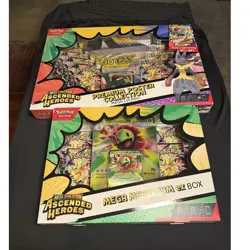 Pokemon TCG Mega Evolution Ascended Heroes 2-Box Lot: Meganium & Lucario - Image 1