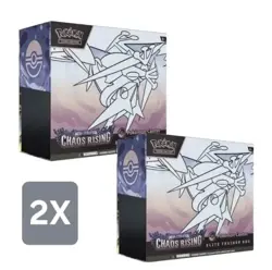 X2 Pokemon Center Mega Evolution Chaos Rising - Elite Trainer Box - PRE- SALE - Image 1