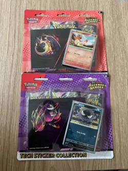 Pokemon TCG Ascended Heroes Tech Sticker Collection New Sealed - Set of Two - Image 1