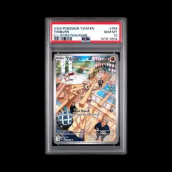 2024 POKEMON TWM EN-TWILIGHT MASQUERADE 183 TIMBURR ILLUSTRATION RARE PSA 10 - Image 1