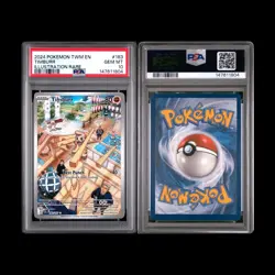 2024 POKEMON TWM EN-TWILIGHT MASQUERADE 183 TIMBURR ILLUSTRATION RARE PSA 10 - Image 3