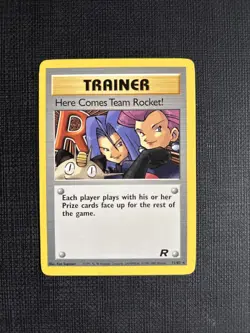 Here Comes Team Rocket 71/82 Non Holo Team Rocket Rare Pokemon WOTC - NM/LP - Image 1