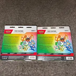 Pokemon First Partner Illustration Collection Sealed Series 1 Lot of (2) Boxes - Image 2