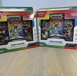 Pokemon First Partner Illustration Collection Series 1 - Lot of 2 Sealed Boxes - Image 1