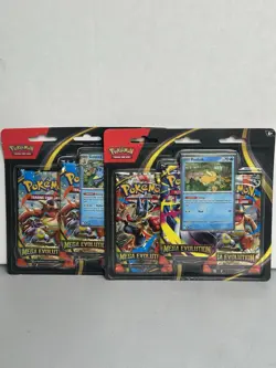 Pokemon TCG / Mega Evolution Ft. Psyduck & Golduck 3 Pack Blister (6 Packs) - Image 1