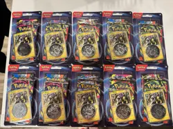 Pokemon TCG Raikou Booster Packs Lot of 10 Sealed with Coin mega evolution - Image 1