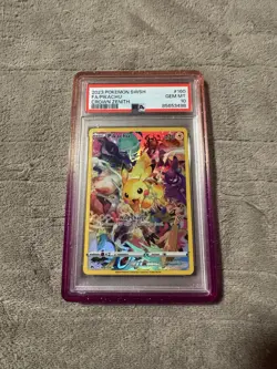 Pokemon SWSH Crown Zenith Pikachu Secret Rare 160/159 Full Art Holo PSA 10 - Image 3