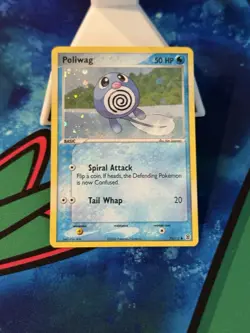 2004 Pokemon EX Fire Red Leaf Green Poliwag Rev Holo 75/112 - Image 1
