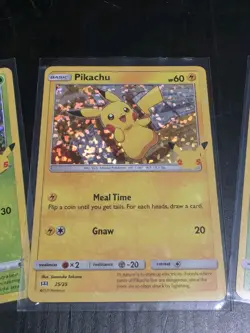 Pokemon McDonald's 25th Anniversary HOLO Bundle - PIKACHU 25/25 + 6 Starters - Image 1