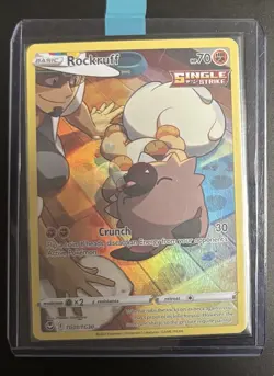 Pokemon Rockruff TG07/TG30 Ultra Rare Holo Full Art Silver Tempest TG TCG NM/M - Image 3