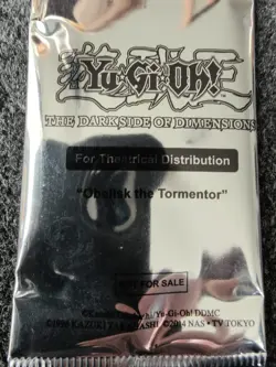 Yu-Gi-Oh! Obelisk the Tormentor Dark Side of Dimensions SEALED Theatrical Promo - Image 4