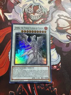 Yugioh! Junora the Power Patron of Tuning BPRO-EN039 Super Rare 1st Edition NM - Image 1