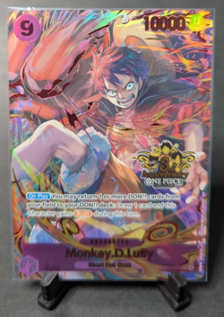 One Piece TCG Monkey D. Luffy OP09-119 SEC 3rd Anniversary – EN – NM - Image 1