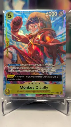 One Piece Card Game - Monkey.D.Luffy - OP07-109 - Promotion - Image 1