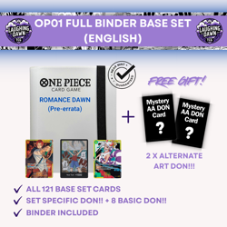 One Piece TCG OP-01 Romance Dawn [PRE-ERRATA] Complete Base Set [ENGLISH] - Image 1