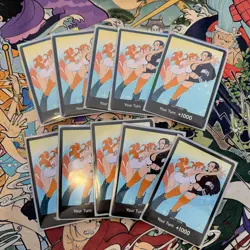 Custom Nami & Nico Robin Waifu 10x DON!! Playset - One Piece Card Game Englisch - Image 1