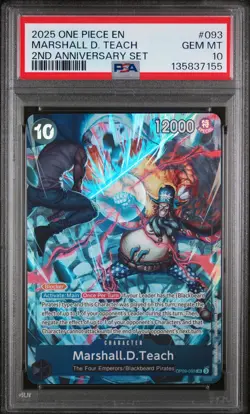 Marshall D. Teach 093 One Piece PSA 10 - Image 1