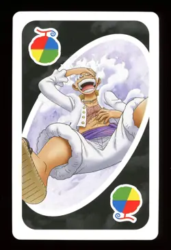Monkey D. Luffy WILD Card ONE PIECE Mattel Orig Japanese UNO Card Near Mint - Image 1