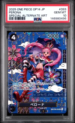 Perona 093 Special Alternate Art One Piece Japanese PSA 10 OP14 SP - Image 1