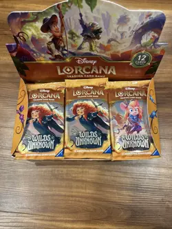 Disney Lorcana TCG Wilds Unknown English 24x New Sealed Booster Packs - Image 1