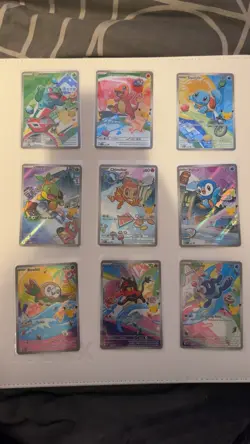 Pokemon First Partner Illustration Collection Promos FULL SET 9x Cards Near Mint - Image 1