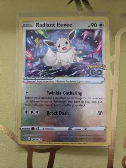 Radiant Eevee SWSH230 SWSH: Sword & Shield Promo Cards Holo NM - Image 1