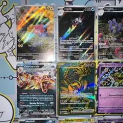 Pokemon Card Lot Paldean Fates PAF EX, V, IR, Promo & Others (12) S&V Mixed Holo - Image 2
