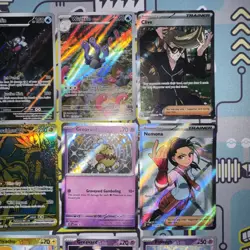 Pokemon Card Lot Paldean Fates PAF EX, V, IR, Promo & Others (12) S&V Mixed Holo - Image 3