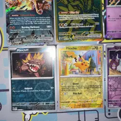 Pokemon Card Lot Paldean Fates PAF EX, V, IR, Promo & Others (12) S&V Mixed Holo - Image 5