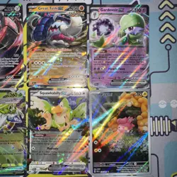 Pokemon Card Lot Paldean Fates PAF EX, V, IR, Promo & Others (12) S&V Mixed Holo - Image 3