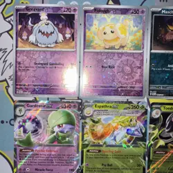 Pokemon Card Lot Paldean Fates PAF EX, V, IR, Promo & Others (12) S&V Mixed Holo - Image 4