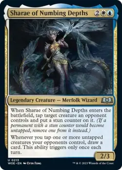 Sharae of Numbing Depths - Near Mint MTG Wilds of Eldraine - Image 1