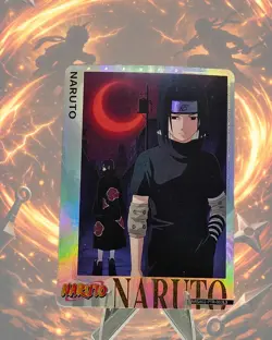 Sasuke and Itachi Uchiha - Naruto Kayou Series 2 Card - NRSA02-PTR-003L3 - Image 1