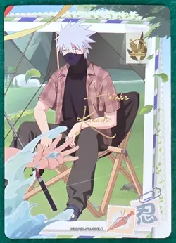 Kakashi Hatake NRSA01-PU-004L4 Naruto Kayou Heaven's Scroll English Card NM - Image 1