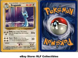 1999 Pokemon, Base Set, #18/102 Dragonair, Rare (c) - Image 1