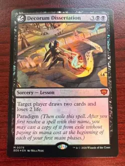 Decorum Dissertation - FOIL - MTG #78 Secrets of Strixhaven - NM - Image 1