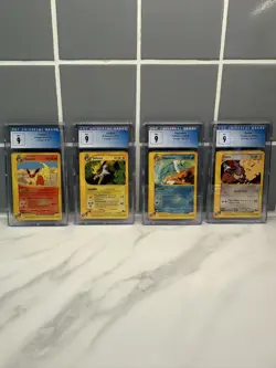 Pokemon - Flareon 8 - Jolteon 13 - Vaporeon 33 - Eevee 54 - Skyridge - CGC 9 - Image 1