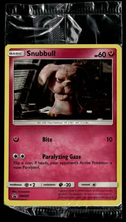 Snubbull SM200 SM Black Star Promos Promo Pokemon - Image 1