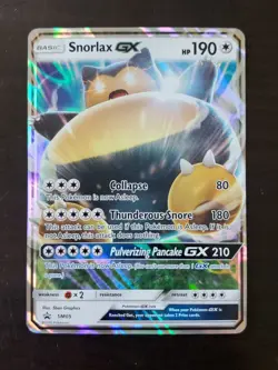 Pokemon Snorlax GX SM05 Promo SM Black Star Promo - Image 1