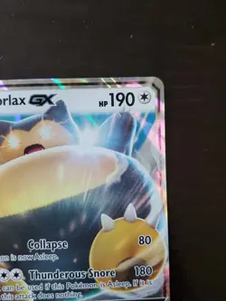 Pokemon Snorlax GX SM05 Promo SM Black Star Promo - Image 4