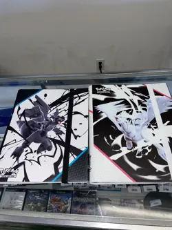Pokemon Black Bolt & White Flare Binder ONLY Set - *1 of Each* BOTH Brand New - Image 1