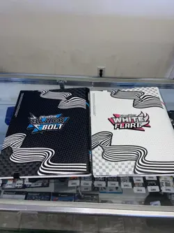 Pokemon Black Bolt & White Flare Binder ONLY Set - *1 of Each* BOTH Brand New - Image 2